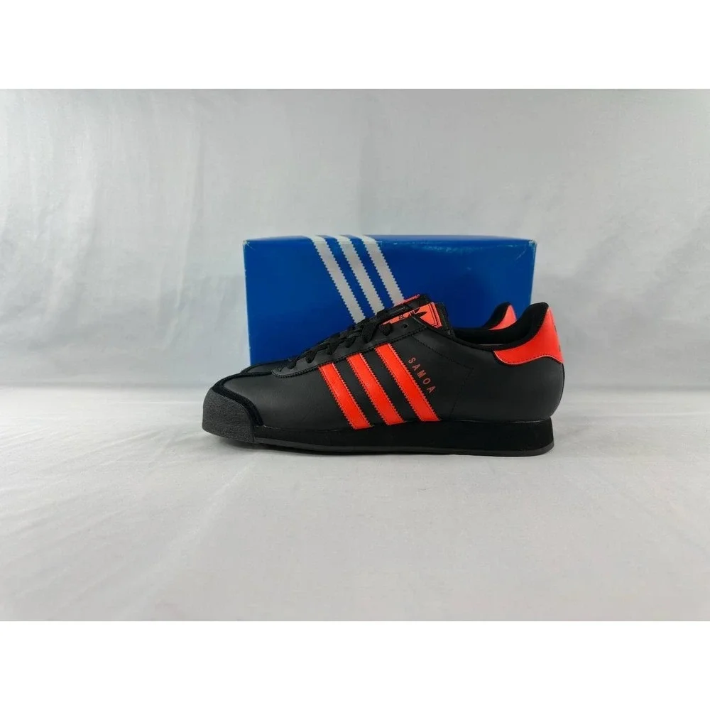Adidas Samoa Black Red Casual Sneakers 2012 Men's G47438 Size 12